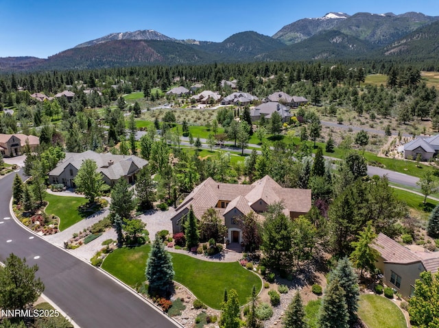 16956 Rue Du Parc Ave, Reno, NV 89511 - aerial perspective of suburban area with a mountainous background
