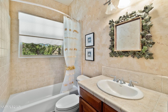 16956 Rue Du Parc Ave, Reno, NV 89511 - bathroom featuring shower / bathtub combination with curtain and vanity