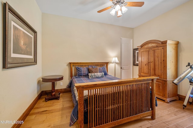 16956 Rue Du Parc Ave, Reno, NV 89511 - bedroom featuring light wood-type flooring and a ceiling fan