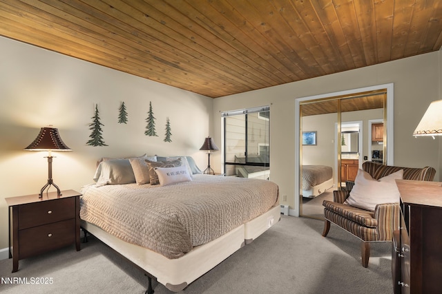 123 Juanita Dr Unit 1-7, Incline Village, NV 89451 - bedroom featuring carpet floors and wood ceiling