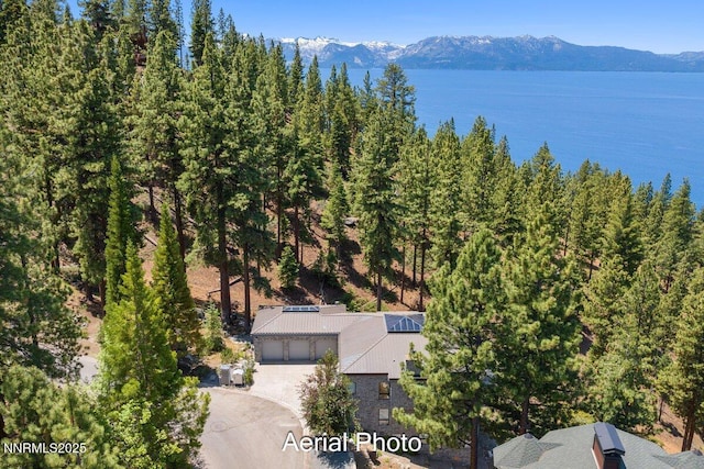 275 Chukkar Dr, Glenbrook, NV 89413 - aerial view of property and surrounding area with a mountain backdrop