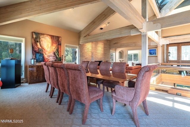 275 Chukkar Dr, Glenbrook, NV 89413 - dining space with carpet floors