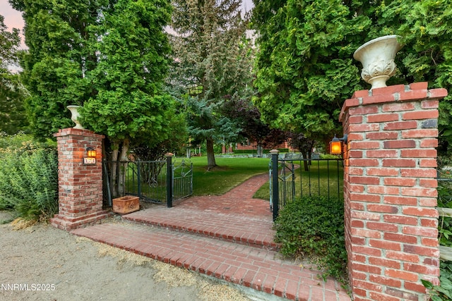 171 Mill St, Genoa, NV 89411 - view of gate
