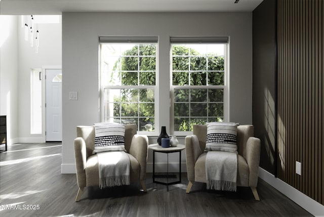 3323 Deer Ridge Ct, Reno, NV 89509 - sitting room featuring wood finished floors and baseboards