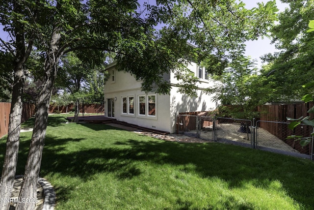 3323 Deer Ridge Ct, Reno, NV 89509 - fenced backyard featuring a gate