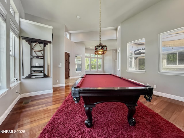 6348 Chilhowee Ct, Sparks, NV 89436 - recreation room with wood finished floors and pool table