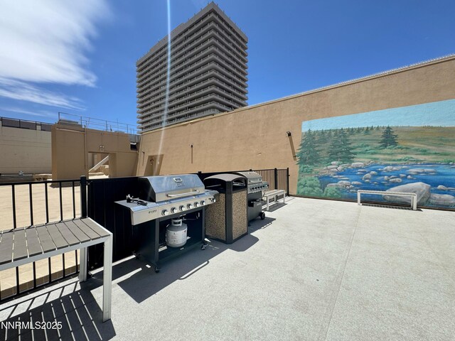 200 W 2nd St Unit 1107, Reno, NV 89501 - view of patio / terrace featuring a grill