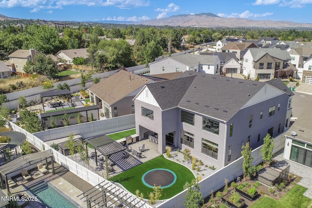 206 Criollo Ct, Reno, NV 89511 - aerial view of residential area with a mountain backdrop