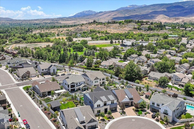 206 Criollo Ct, Reno, NV 89511 - aerial perspective of suburban area featuring mountains