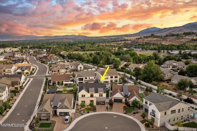 206 Criollo Ct, Reno, NV 89511 - aerial view of property and surrounding area with nearby suburban area