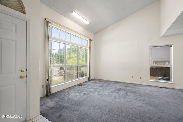 940 Skyway Dr, Reno, NV 89523 - unfurnished room with vaulted ceiling and carpet flooring