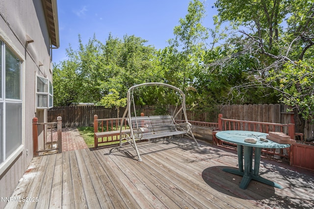 940 Skyway Dr, Reno, NV 89523 - wooden terrace featuring a fenced backyard