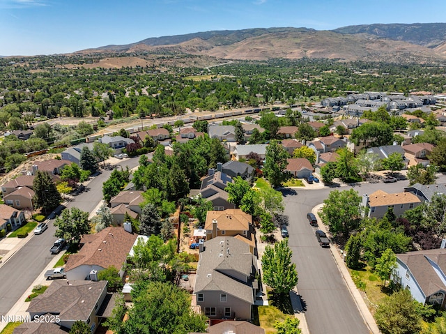 940 Skyway Dr, Reno, NV 89523 - aerial view of residential area featuring a mountain backdrop