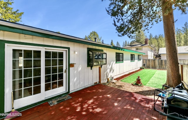 3510 Rancho Cir S, Lake Tahoe, CA 96150 - view of wooden terrace