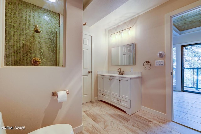 331 Tramway Dr Unit 17, Stateline, NV 89449 - bathroom featuring tiled shower and vanity