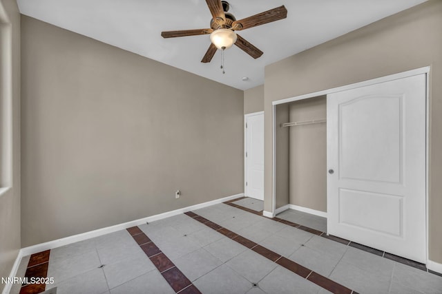 2182 Talladega Ct, Sparks, NV 89436 - unfurnished bedroom with a closet and ceiling fan