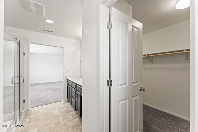 10965 Bloomsburg Dr, Reno, NV 89506 - full bath with a shower stall, a spacious closet, vanity, and recessed lighting