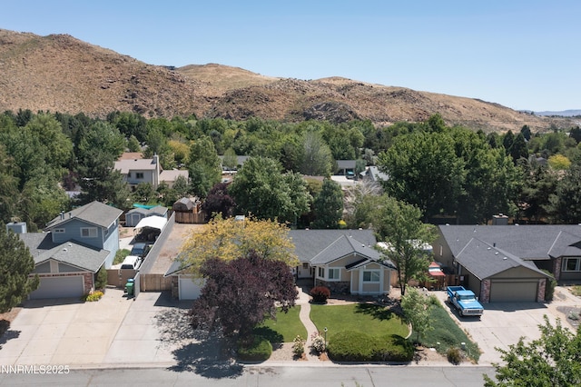 185 Marmot Dr, Reno, NV 89523 - aerial view of residential area featuring mountains