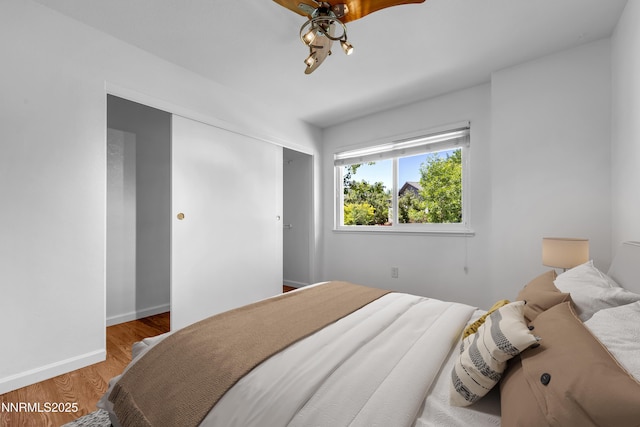 185 Marmot Dr, Reno, NV 89523 - bedroom featuring wood finished floors and a closet