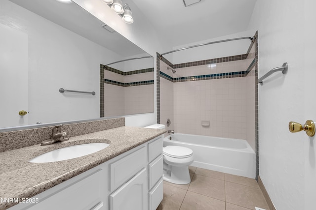 185 Marmot Dr, Reno, NV 89523 - full bathroom featuring vanity, tile patterned floors, and shower / washtub combination
