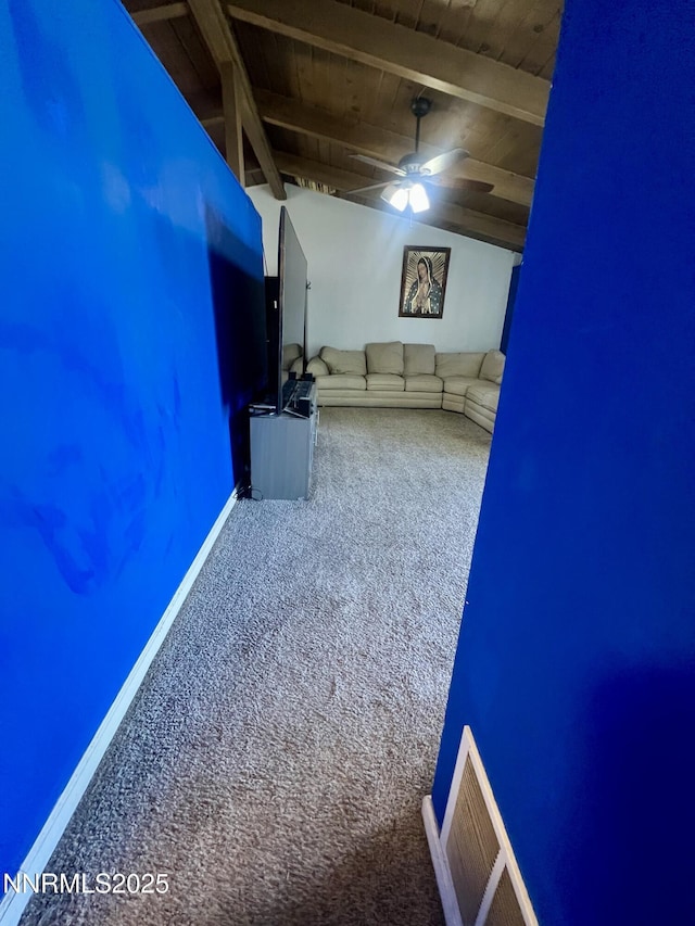 109 M St, Sparks, NV 89431 - basement featuring ceiling fan, carpet flooring, and wood ceiling
