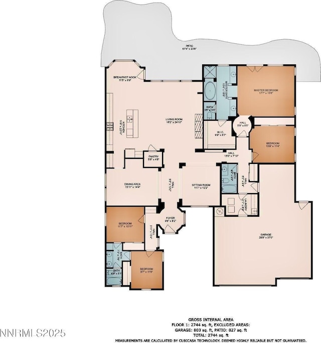 15180 Redmond Lp, Reno, NV 89511 - view of home floor plan