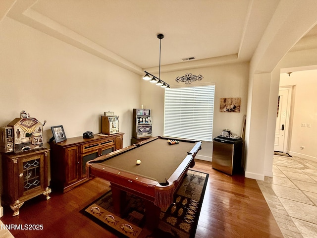15180 Redmond Lp, Reno, NV 89511 - rec room with billiards and wood finished floors