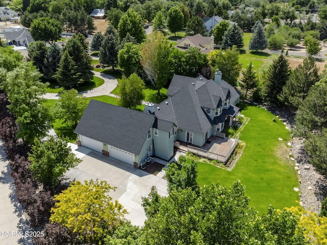 224 Foothill Meadows Ct, Genoa, NV 89411 - view of subject property with a tree filled landscape