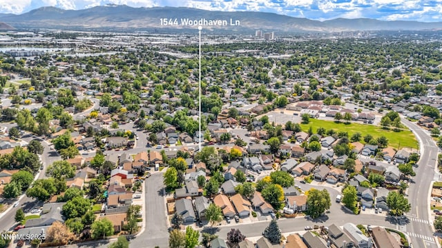 1544 Woodhaven Ln, Sparks, NV 89434 - aerial view of a mountainous background