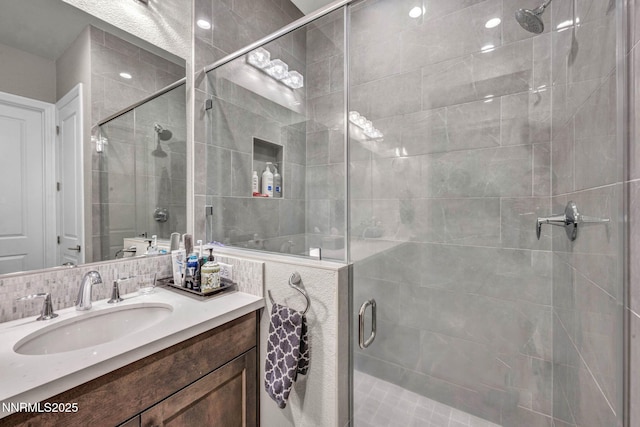 2109 Cast Iron Dr, Reno, NV 89521 - full bath featuring vanity and a shower stall