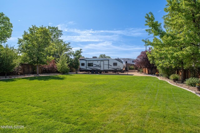 2605 Lerma Ct, Sparks, NV 89436 - fenced backyard with a patio