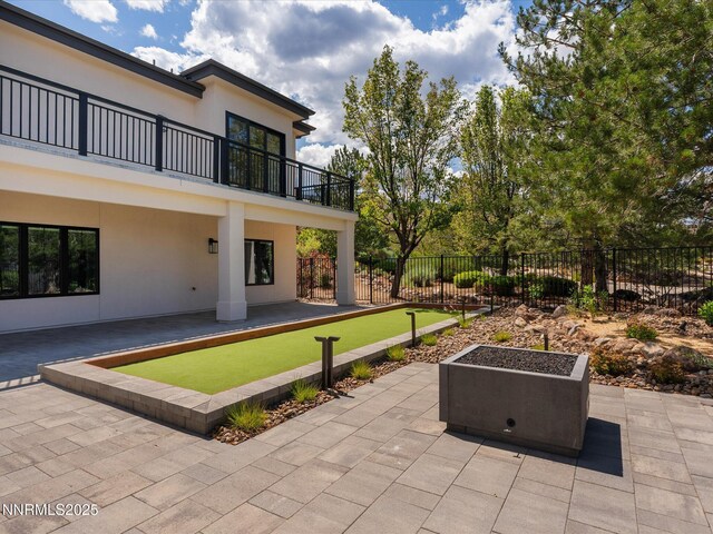 3662 Spirit Bluff Ct, Reno, NV 89511 - patio / terrace featuring a bocce ball area