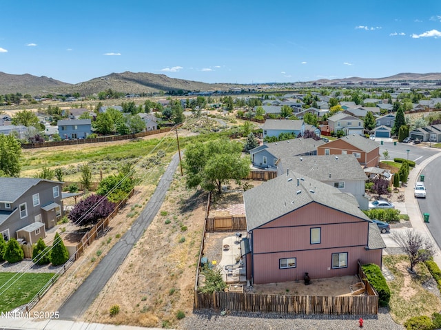 9698 Canyon Meadows Dr, Reno, NV 89506 - aerial perspective of suburban area featuring mountains