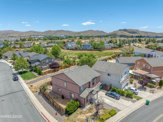 9698 Canyon Meadows Dr, Reno, NV 89506 - aerial view of residential area featuring a mountain backdrop