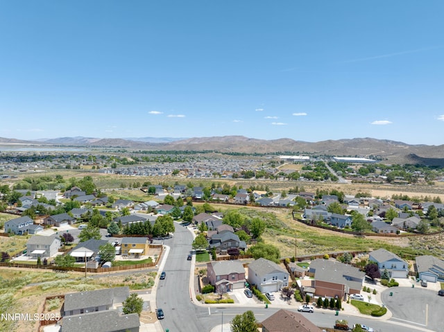 9698 Canyon Meadows Dr, Reno, NV 89506 - aerial perspective of suburban area with a mountainous background