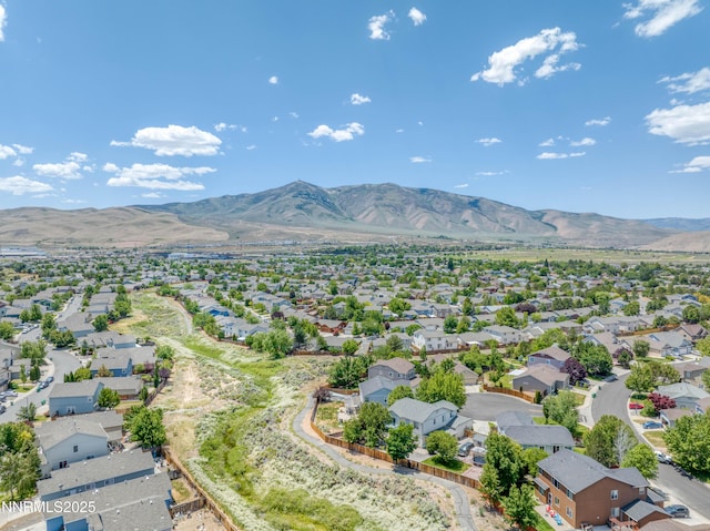9698 Canyon Meadows Dr, Reno, NV 89506 - aerial view of residential area featuring mountains