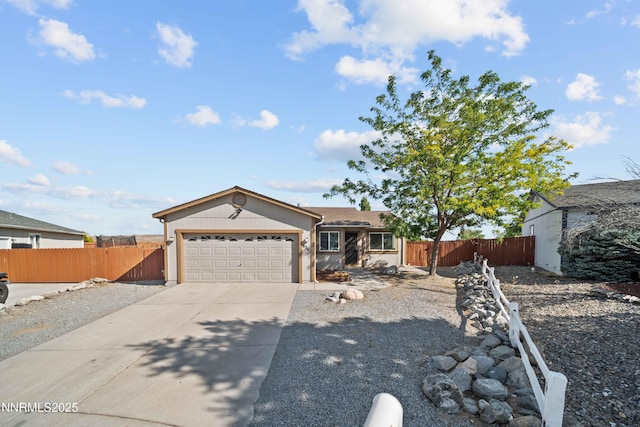 6340 E Choctaw Ct, Sun Valley, NV 89433 - single story home featuring a garage and concrete driveway