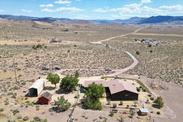 5455 Wild Horse Rd, Reno, NV 89510 - view of rural area with a desert landscape and a mountain backdrop