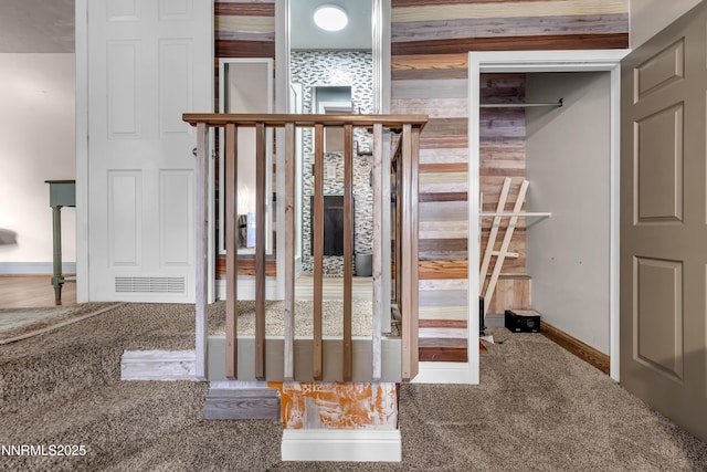 13250 Rolling Sage Pl, Reno, NV 89506 - stairway featuring carpet flooring and baseboards