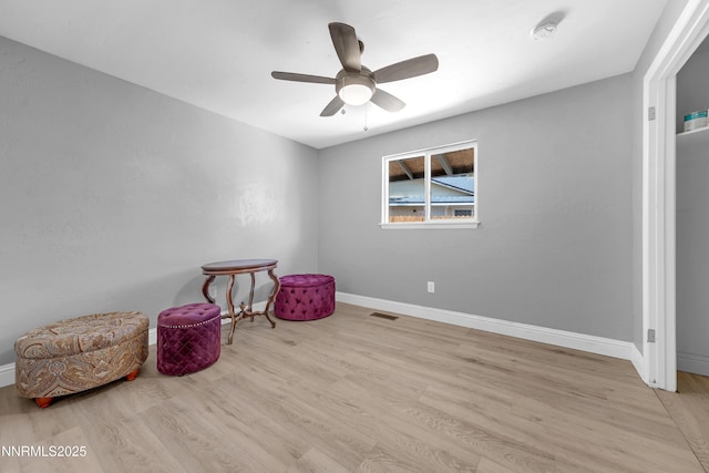 13250 Rolling Sage Pl, Reno, NV 89506 - unfurnished room with wood finished floors and ceiling fan