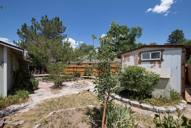 13250 Rolling Sage Pl, Reno, NV 89506 - view of yard featuring a fire pit and a patio area