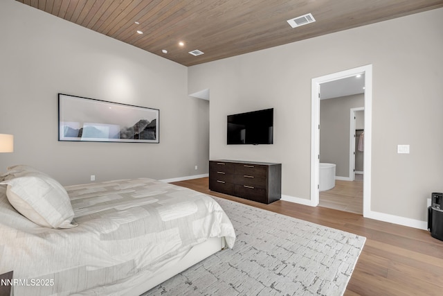 66 Caballada St, Reno, NV 89511 - bedroom with wooden ceiling, wood finished floors, and recessed lighting