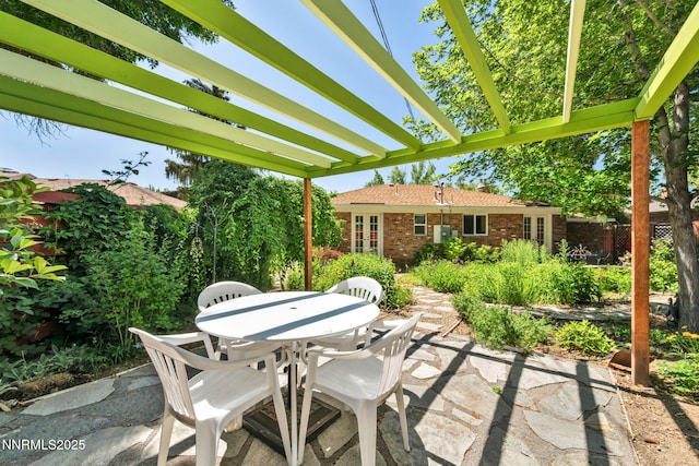 825 W 11th St, Reno, NV 89503 - view of patio with outdoor dining area and french doors