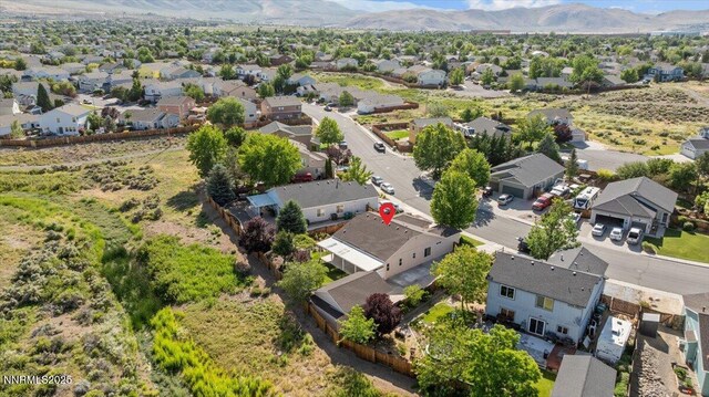 9732 Autumn Leaf Way, Reno, NV 89506 - aerial view of residential area with mountains