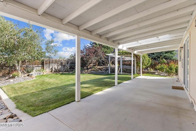 9732 Autumn Leaf Way, Reno, NV 89506 - fenced backyard with a patio