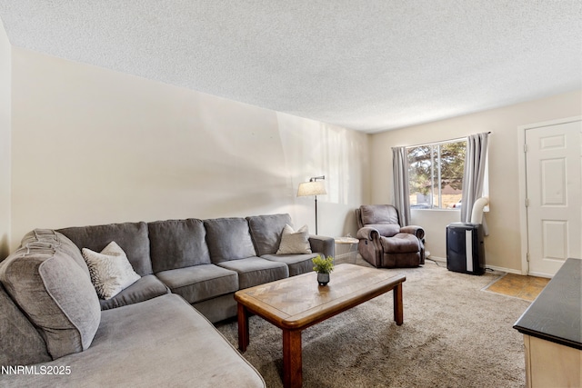1414 E 9th St Unit 4, Reno, NV 89512 - living area featuring a textured ceiling and light colored carpet