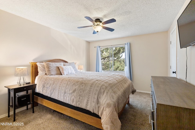 1414 E 9th St Unit 4, Reno, NV 89512 - bedroom with carpet flooring, a textured ceiling, and ceiling fan