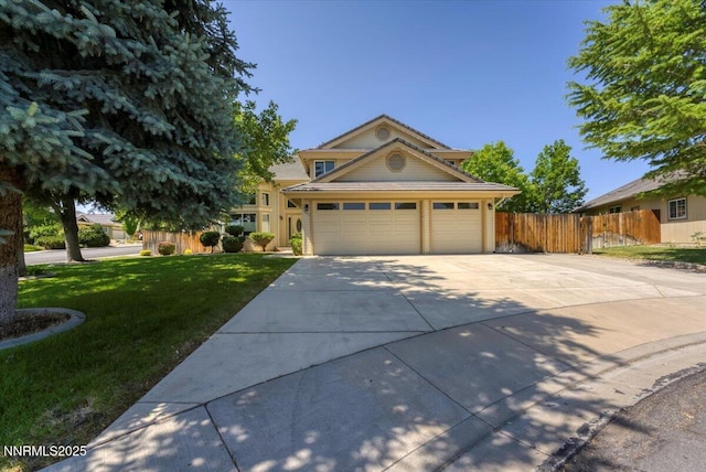 4413 Desert Hills Ct, Sparks, NV 89436 - traditional-style home featuring a garage and concrete driveway