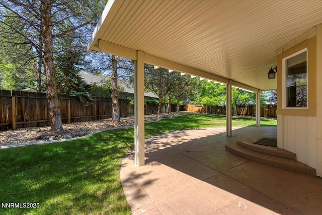 4413 Desert Hills Ct, Sparks, NV 89436 - fenced backyard with a patio area