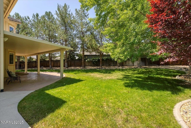 4413 Desert Hills Ct, Sparks, NV 89436 - fenced backyard featuring a patio area
